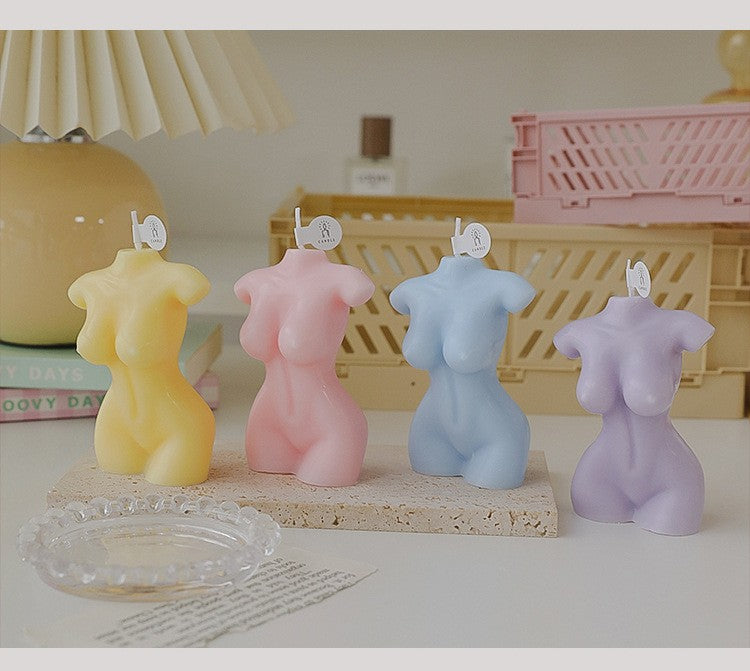 Curvy Female Body Decorative Candle