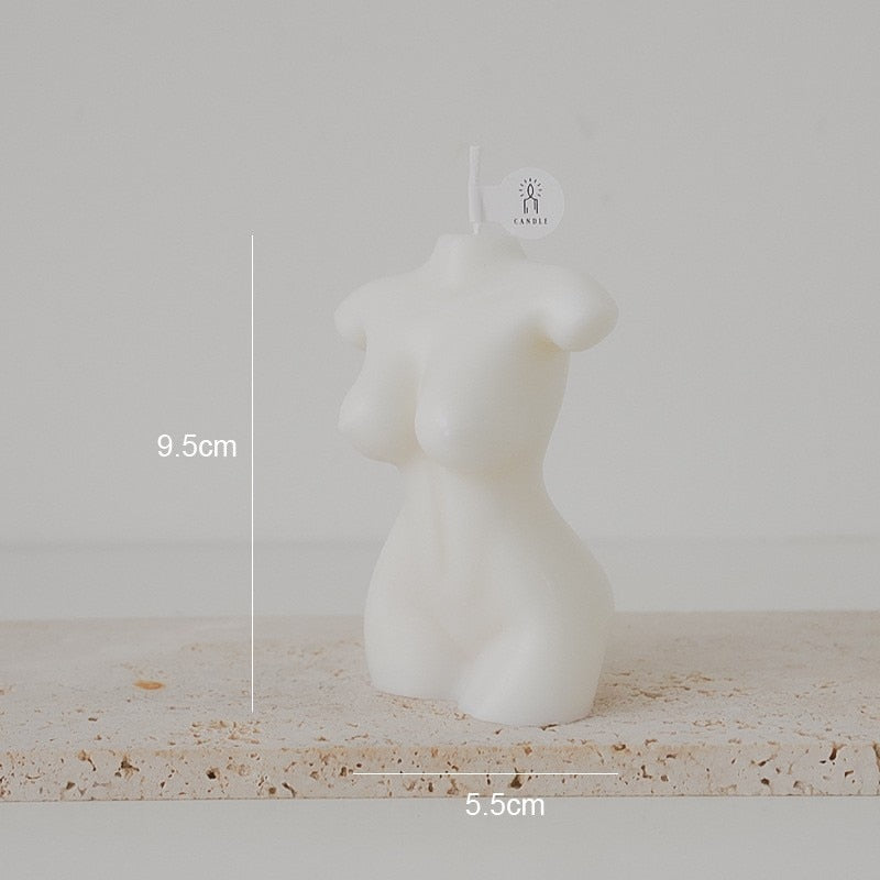 Curvy Female Body Decorative Candle