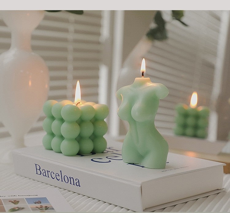 Curvy Female Body Decorative Candle