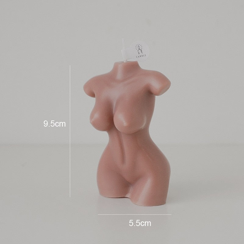Curvy Female Body Decorative Candle