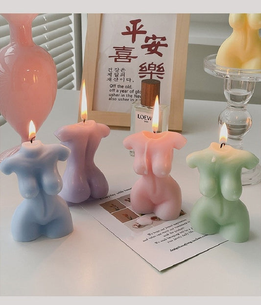 Curvy Female Body Decorative Candle