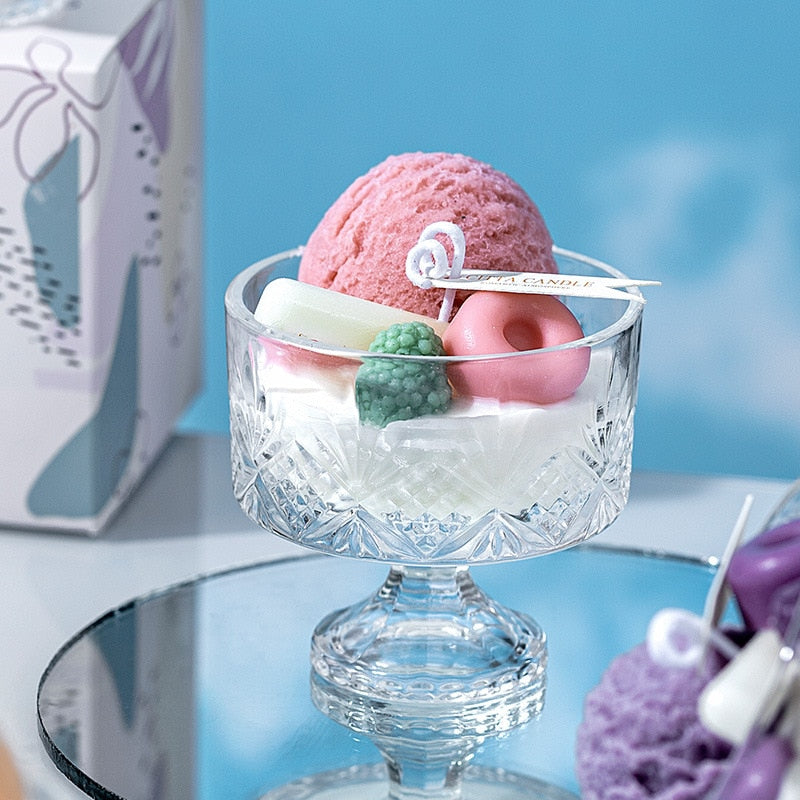 Ice Cream Shaped Candle