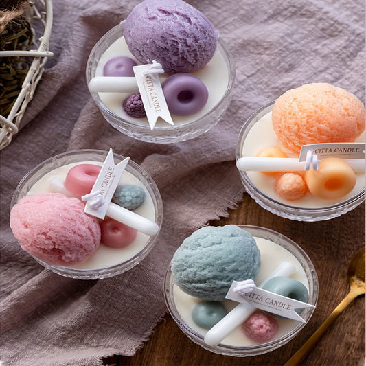 Ice Cream Shaped Candle